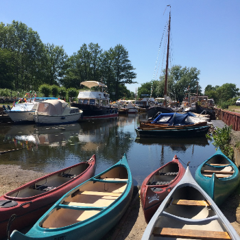 Kanuhafen auf der Werft Allerm&ouml;he