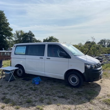 Wohnmobil auf der Werft Allermöhe
